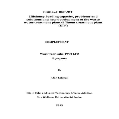 Effluent Treatment Plant-Project-02