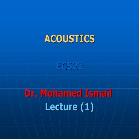 EC522 Lecture One.ppt