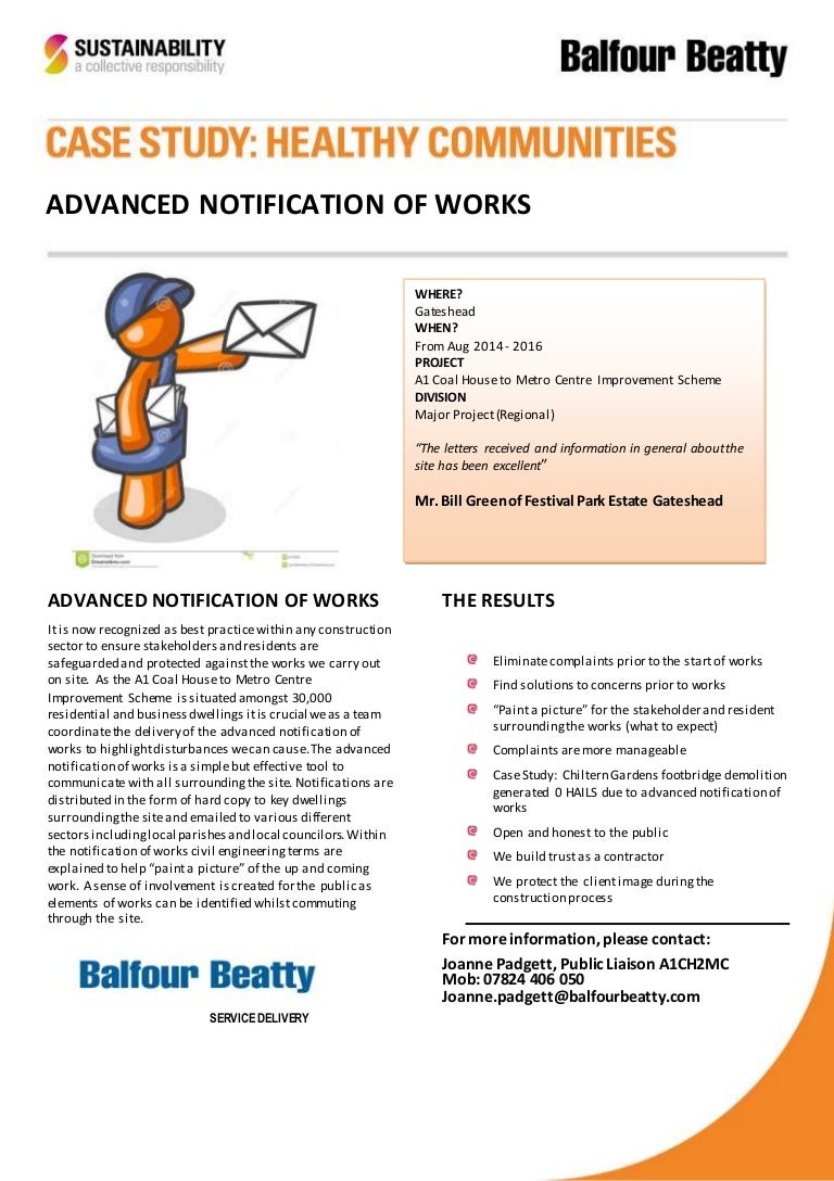 Case study notification image