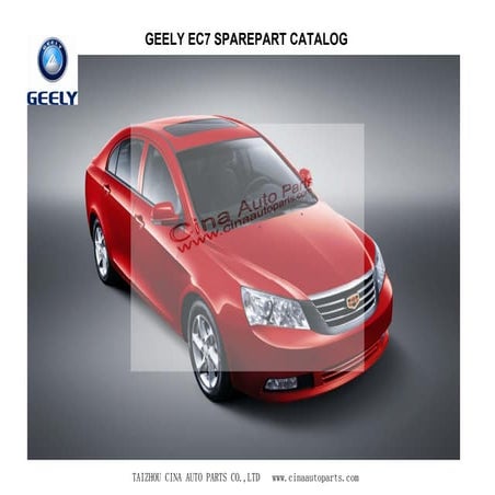 Geely parts catalog Ec7 katalog-MK parts CK parts