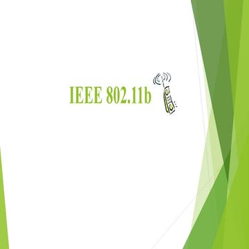 Ec8004 wireless networks unit 1 ieee 802.11a and ieee 802.11b