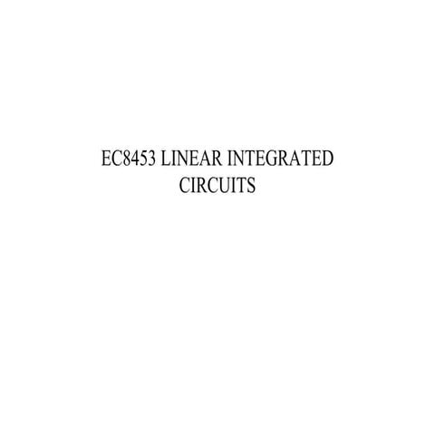 EC8453-IC-linear integrated circuit analysis