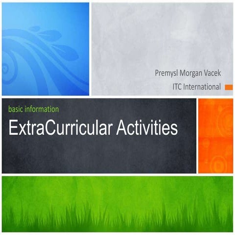 ExtraCurricular Activities basics and definition
