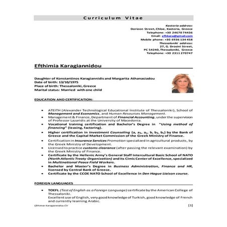 CV IN ENGLISH | DOCX
