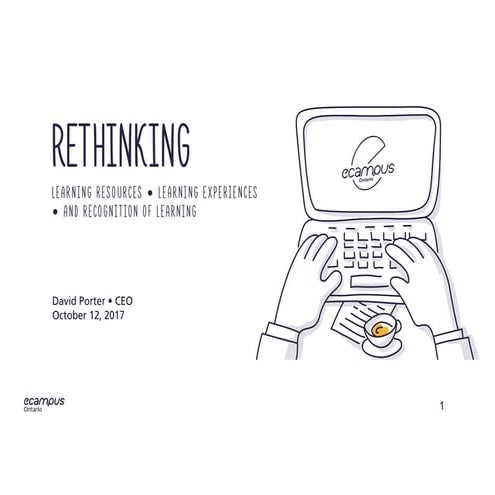 eCampusOntario 2017 - OERu Partners' Meeting