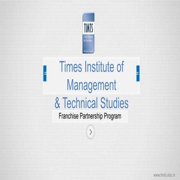 TIMTS: eCampus Franchise Proposal