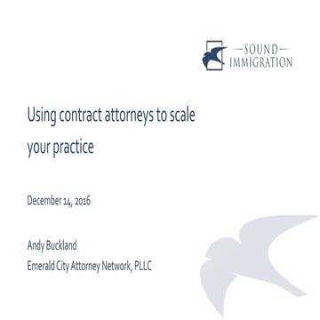 Using contract lawyers to scale your law practice