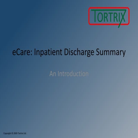 eCare GP discharge summary solution