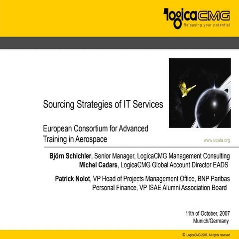 ECATA - Sourcing Strategies of IT Services