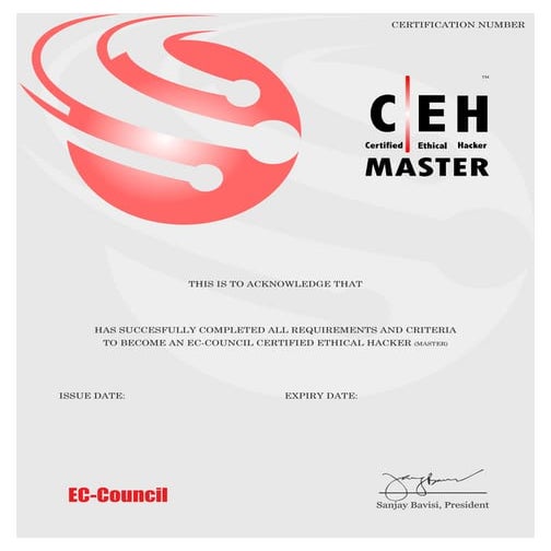 Certified Ethical Hacker - Master