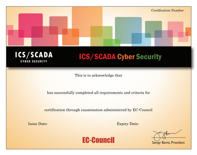 ics scada cyber security training