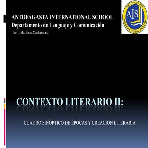 Ecc contexto literario barroco, neocla