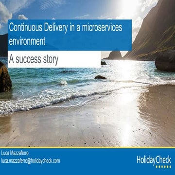 Continuos Delivery in a Microservices environment 