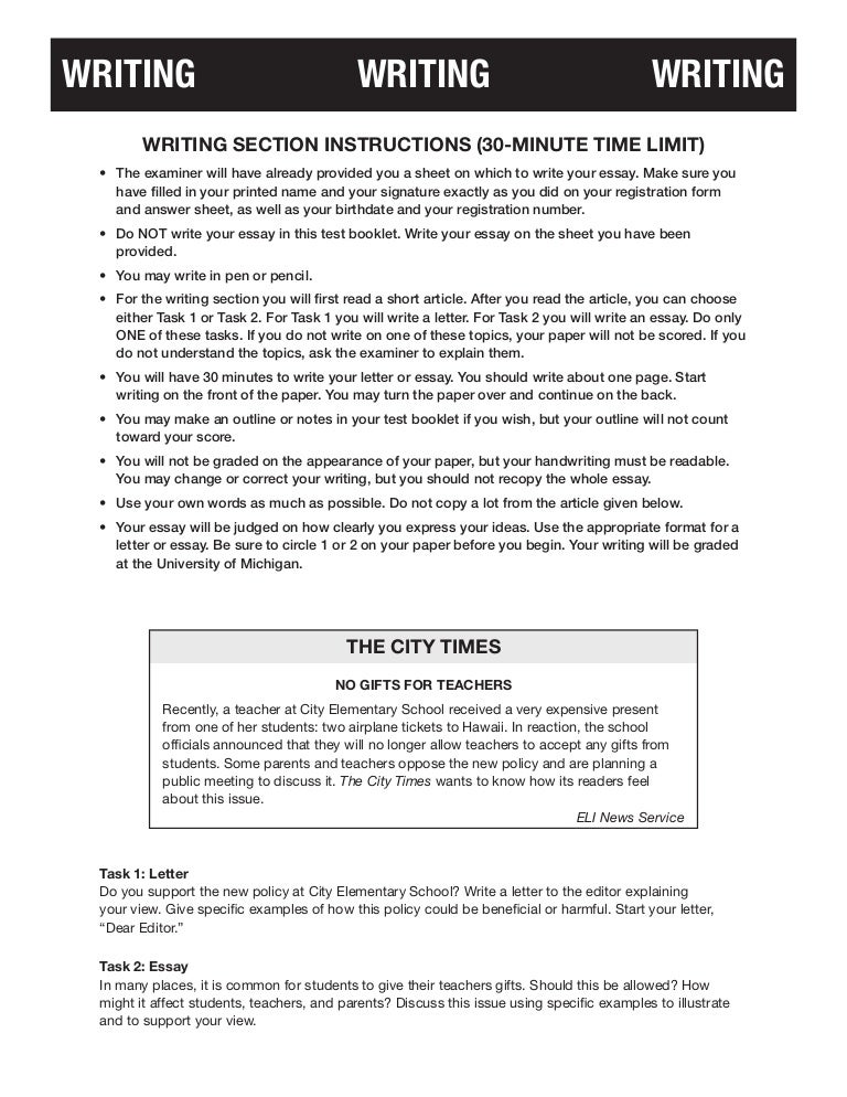 Michigan english test sample pdf image