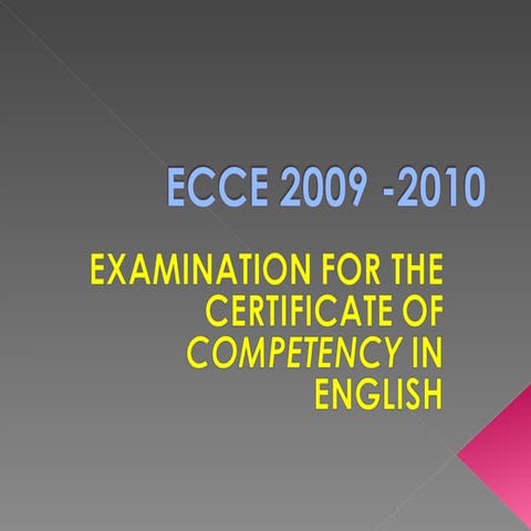 ECPE Certificate | PDF