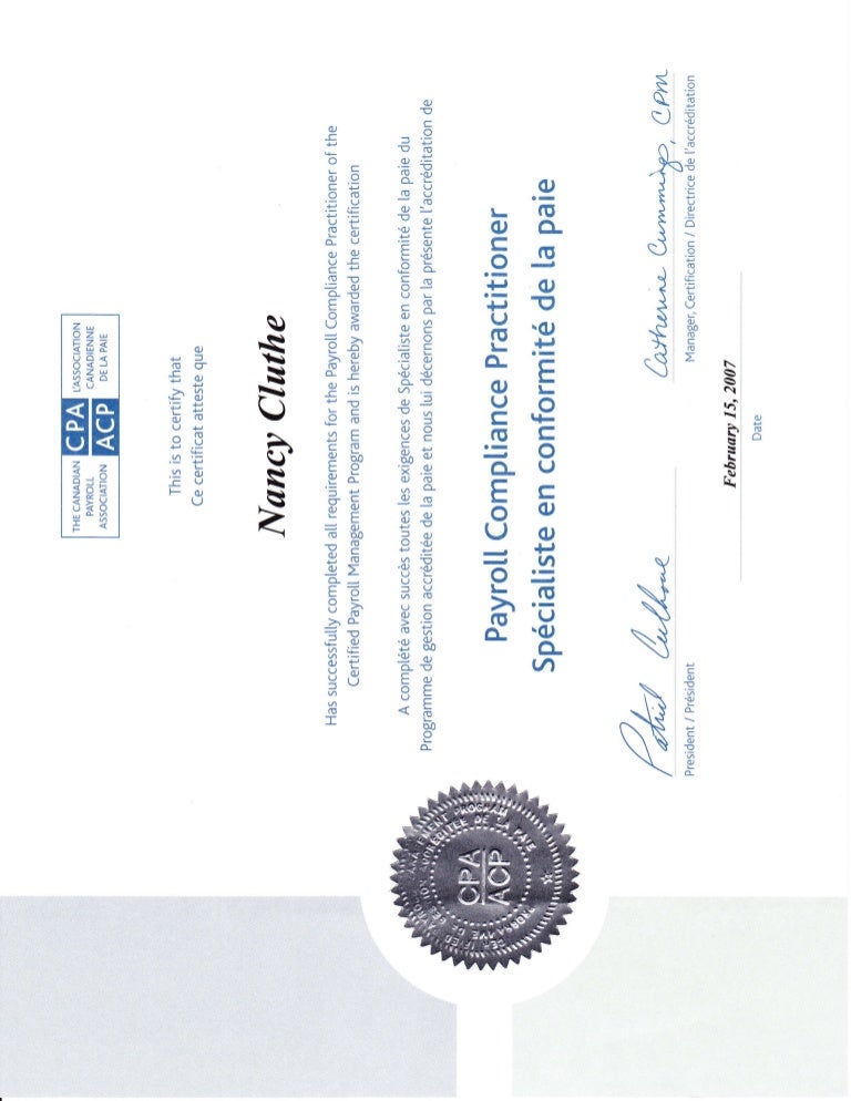 Payroll Compliance Diploma