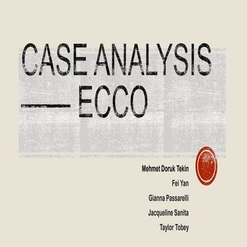 Ecco case 