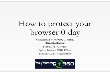 How to hide your browser 0-days