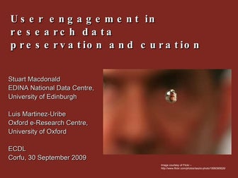 User Engagement in Research Data Curation