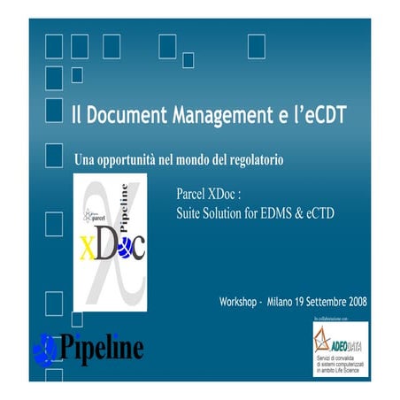 ECTD con Parcel XDoc | PDF