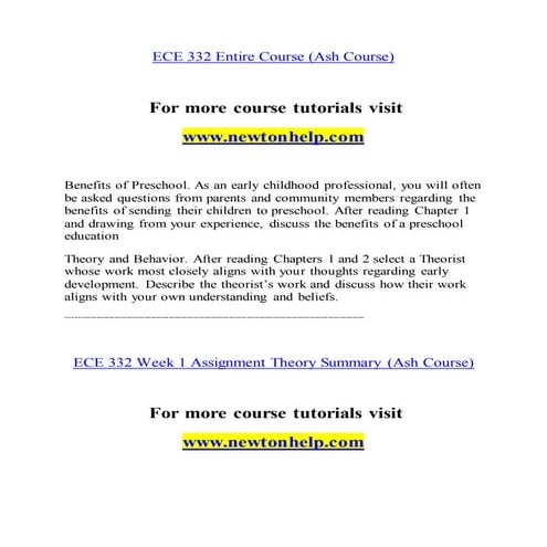 Ece 332 Your world/newtonhelp.com