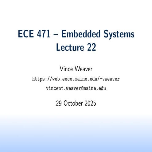 Introduction to embedded systems: Firmware and embedded system booting