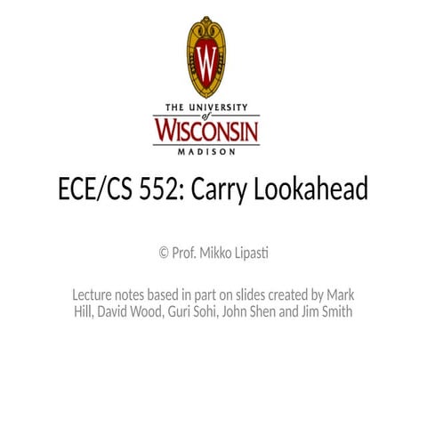 ece552_07_carry_lookahead ppt in form of