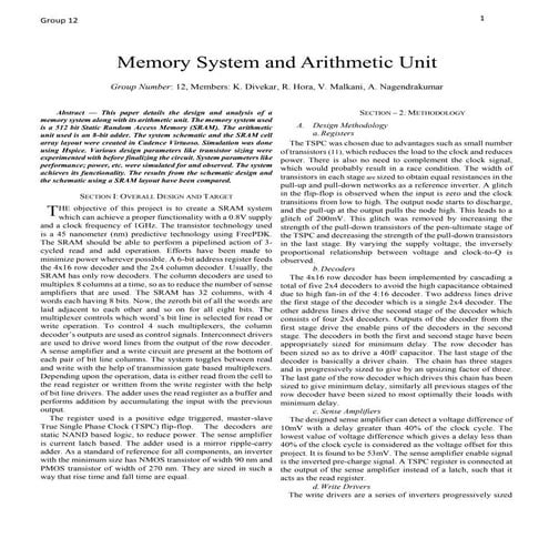 SRAM_System_Design_Report