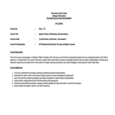Eced 127 syllabus copy