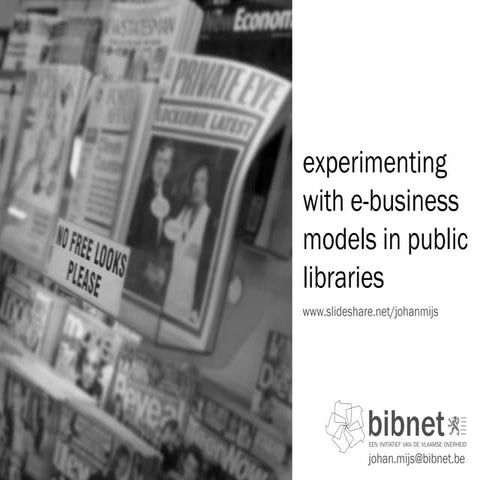 Ecei10 experimenting with business models