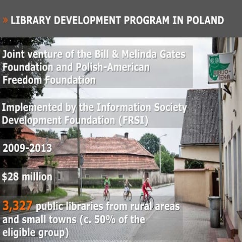 Rafal Kramza, FRSI President, Director of the Library Development Program (PL)