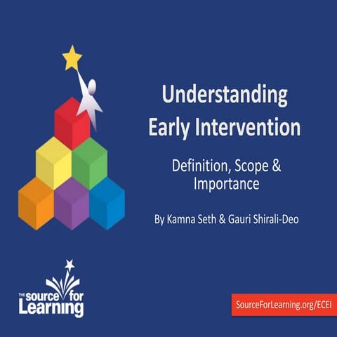 Understanding Early Intervention: Definition, Scope & Importance
