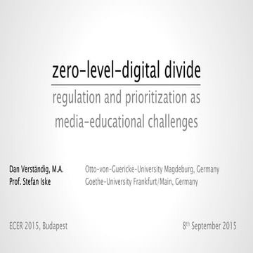 A zero-level-digital divide