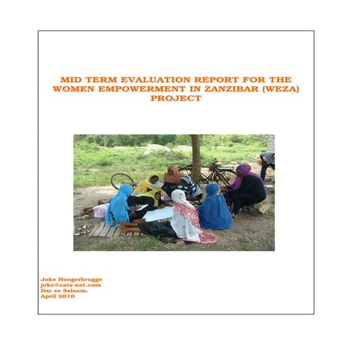 Technical proposal on women economic empowerment and development0303017 ...