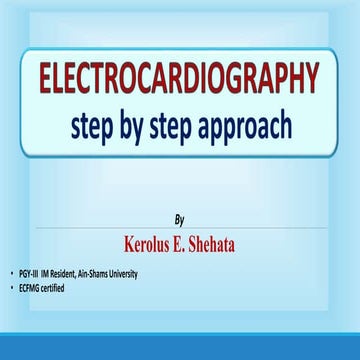 ECG, step by step approach (Updated)