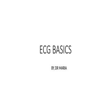 INTRODUCTION TO ECG (ELECTROCARDIOGRAM) EKG | PPTX