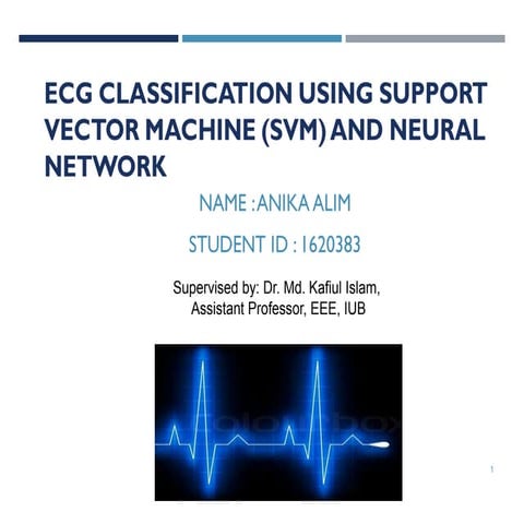 ECG Classification using SVM