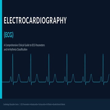 Tutorial in Basic ECG for Medical Students | PPT