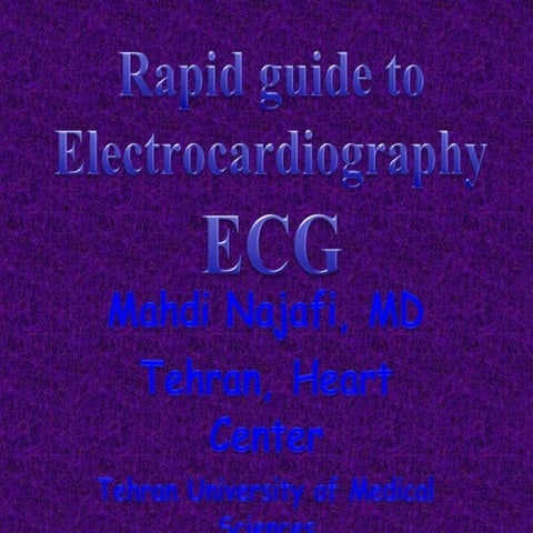 ECG, rapid review of essential topics | PPTX