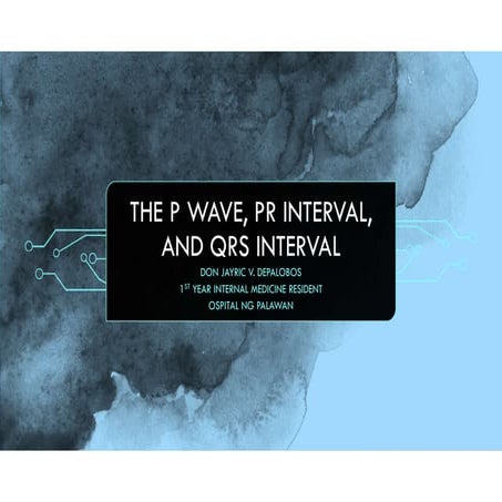 P wave abnormalities in ECG | PPSX
