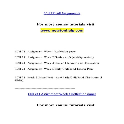 Assignment 1 and 2 early environment.pdf