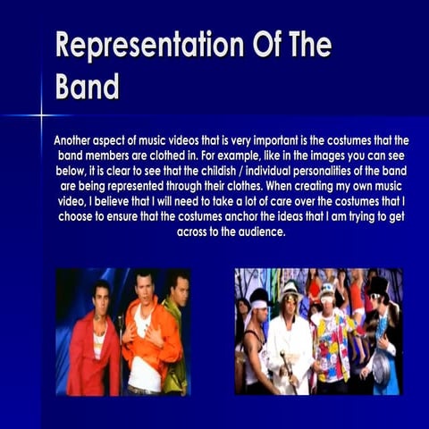 Representation of the Band