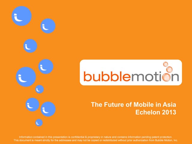 Echelon 2013: The Future of Mobile in Asia by Thomas Clayton