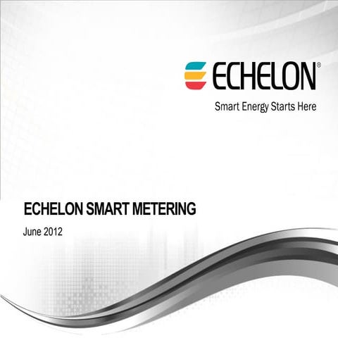 Echelon Smart Metering - Grid Analytics