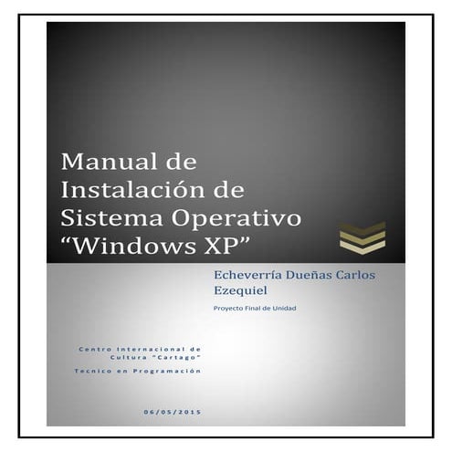 Manual de Instalación de Windows XP