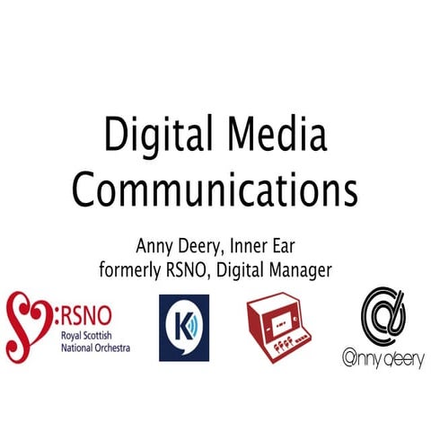 Digital Media as Communications Tool for ECHODigital2011