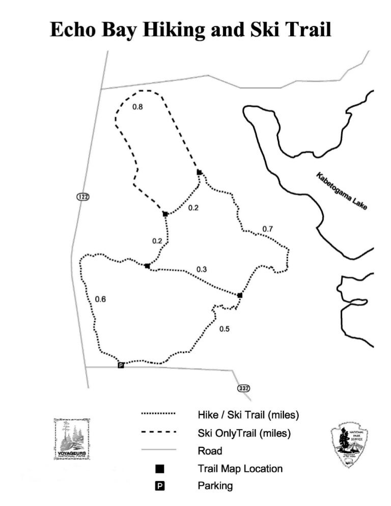 NostalgicOutdoors™ Voyageurs National Park Echo Bay Hiking & Ski Tr…