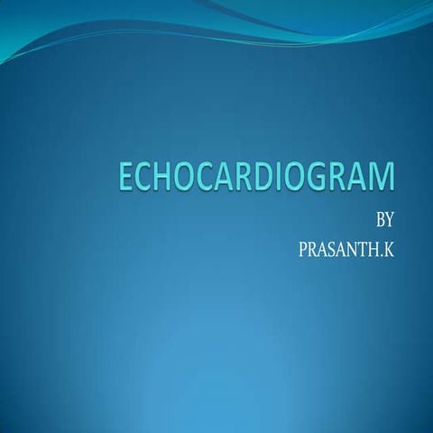 Echocardiogram Basics