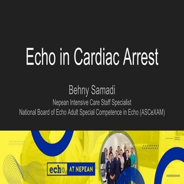 Echo in Cardiac Arrest
