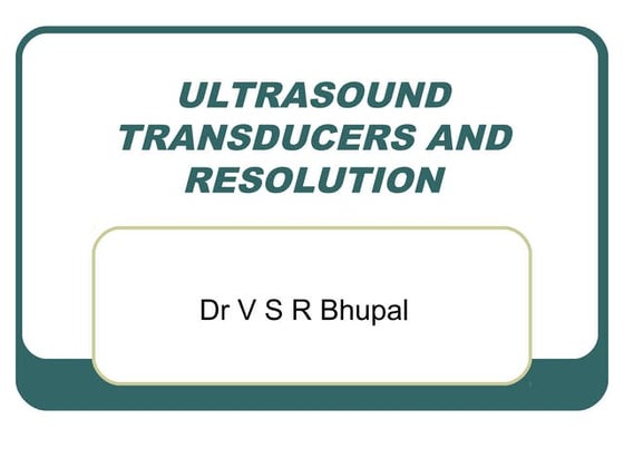 Ultrasound Transducer Types | PPT
